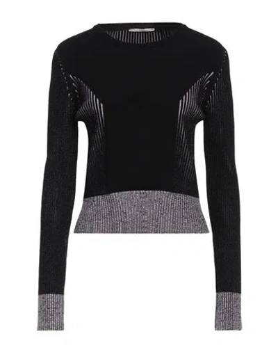 Marco De Vincenzo Woman Sweater Black Size 6 Viscose, Polyester