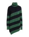 Marco De Vincenzo Woman Turtleneck Green Size 6 Wool In Green