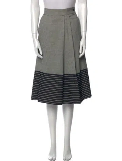 Pre-owned Marco De Vincenzo Wool Knee-length Skirt In Multi