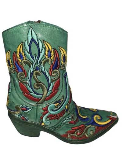 Marco Delli Women's Mau-rucola Boots In Green Multi