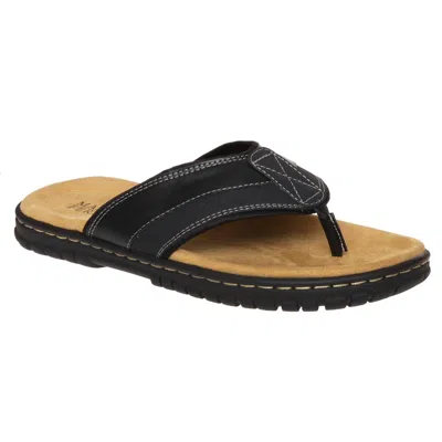 Marco Ferrara Men's Marc-32 Flip Flop Sandals In Black In Multi