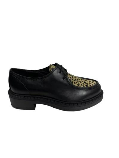 Marco Ferretti - Black/leoparded Leather And Pony String Art.113343mf (4735) 113343mf