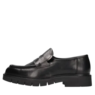 Marco Ferretti Flat Shoes In Nero Scuri