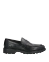 Marco Ferretti Man Loafers Black Size 7 Leather In Black