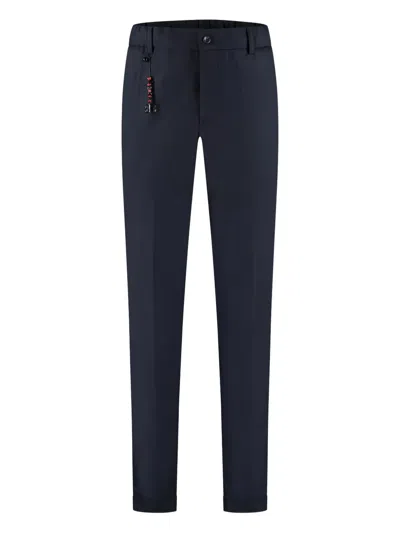 Marco Pescarolo Beaded-charm Elasticated-waist Trousers In Blue