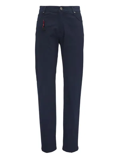 Marco Pescarolo Button Trousers In Blue