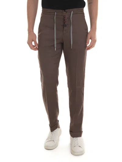 Marco Pescarolo Caracciolo Jogger Trousers In Brownish