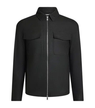 Marco Pescarolo Cashmere 2-way Zip Jacket In Green