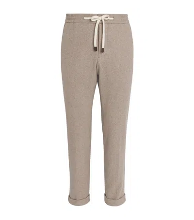 Marco Pescarolo Cashmere Sweatpants In Sand