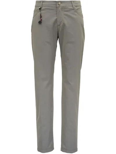 MARCO PESCAROLO CHARM-DETAIL STRAIGHT TROUSERS
