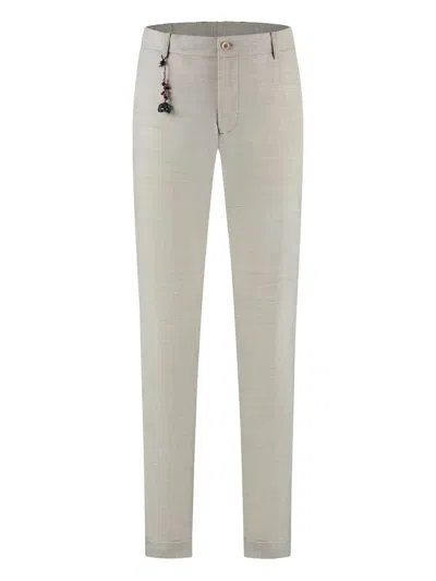 Marco Pescarolo Charm-embellished Trousers In Gray