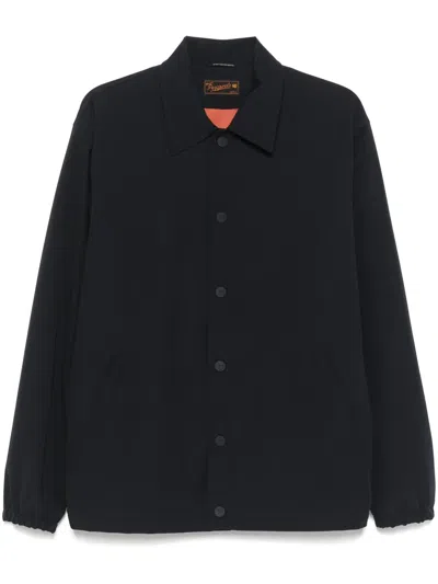 Marco Pescarolo Cotton Shirt Jacket In Blue