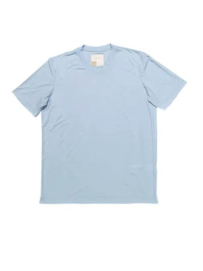Marco Pescarolo Crew-neck, Short-sleeved T-shirt In Blue