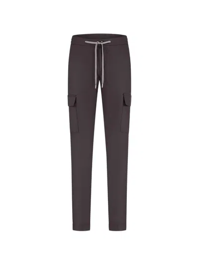 Marco Pescarolo Drawstring Cargo Pants In Black