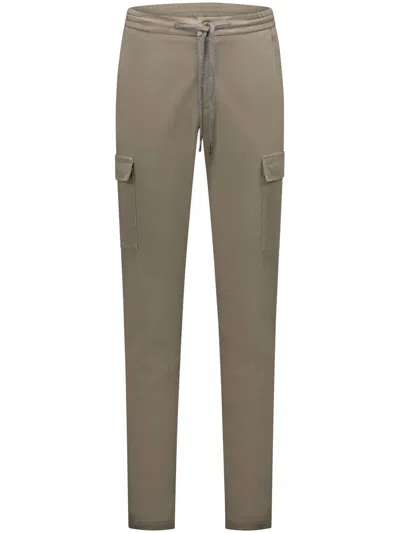 Marco Pescarolo Drawstring-fastened Straight-leg Trousers In 中性色