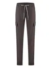 Marco Pescarolo Drawstring-fastening Trousers In Brown