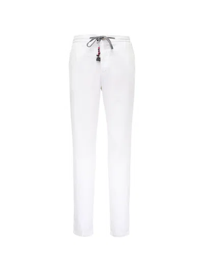 Marco Pescarolo Drawstring Slacks In White