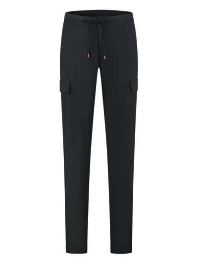 Marco Pescarolo Drawstring-waist Trousers In Blue