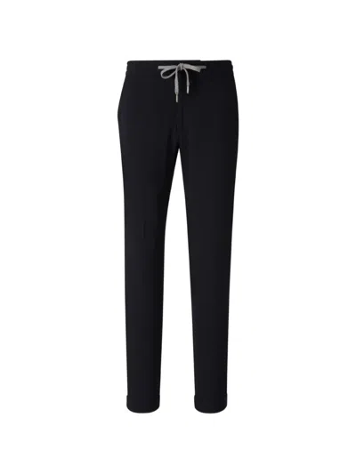 Marco Pescarolo Drawstring-waist Trousers In Blue