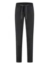 Marco Pescarolo Drawstring-waist Wool Pants In Black