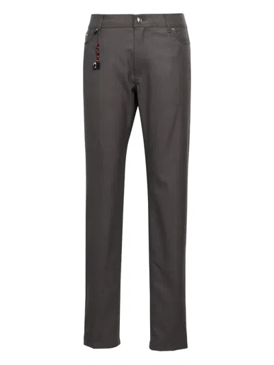 Marco Pescarolo Five-pocket Trousers In Brown