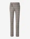 Marco Pescarolo Checked Tailored Trousers In Gray