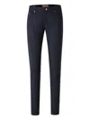 Marco Pescarolo Straight Dress Trousers In Blue