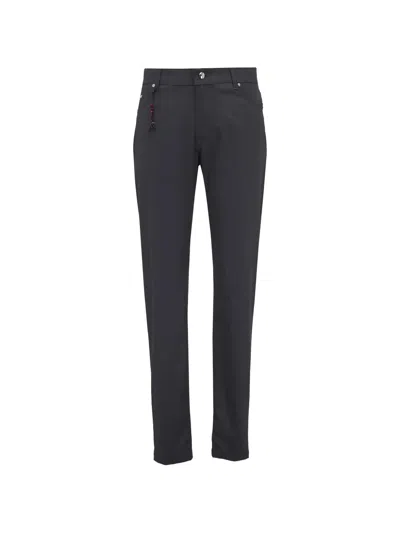 Marco Pescarolo Logo-patch Trousers In Black
