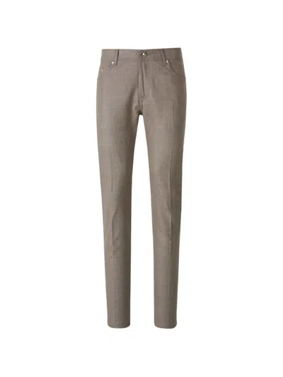 Marco Pescarolo Logo-patch Jeans In Gray