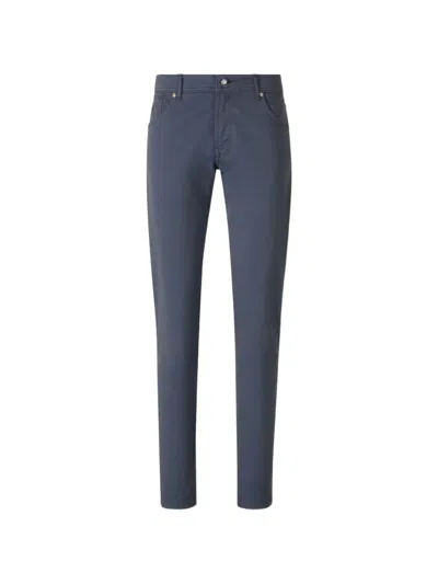 Marco Pescarolo Logo-patch Jeans In Blue