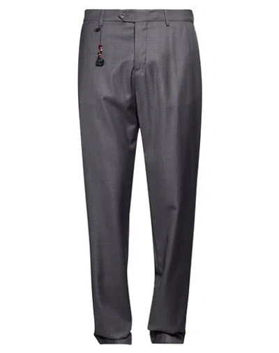 Marco Pescarolo Man Pants Grey Size 36 Virgin Wool In Gray