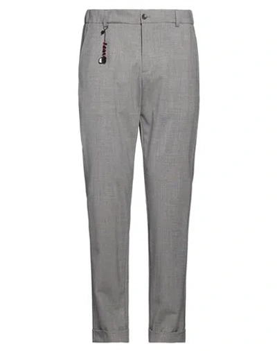 Marco Pescarolo Man Pants Grey Size 36 Virgin Wool, Elastane In Gray