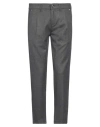 Marco Pescarolo Man Pants Lead Size 30 Cashmere, Elastane In Gray