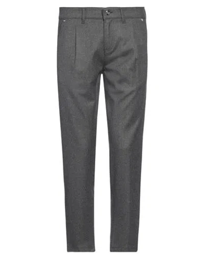 Marco Pescarolo Man Pants Lead Size 30 Cashmere, Elastane In Gray