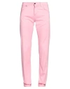 Marco Pescarolo Man Pants Pink Size 32 Cotton, Silk, Elastane