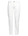 Marco Pescarolo Man Pants White Size 34 Cotton, Silk, Elastane