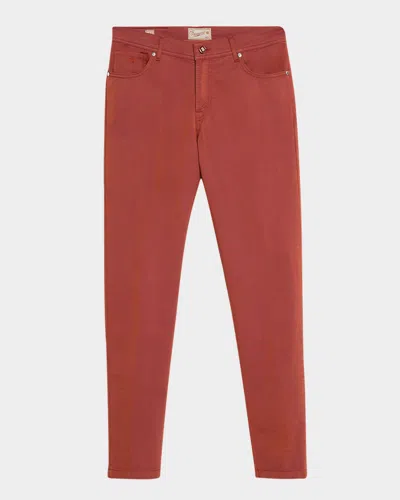 Marco Pescarolo Men's New Solaro 5-pocket Pants In Red