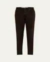 Marco Pescarolo Men's Overdyed Selvedge Jeans In Brown