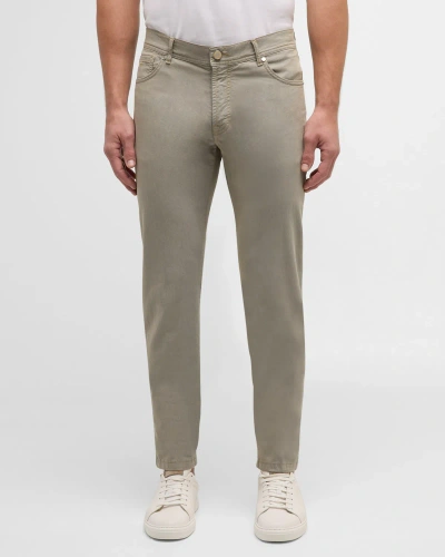 Marco Pescarolo Men's Solaro 5-pocket Pants In Grey Mix