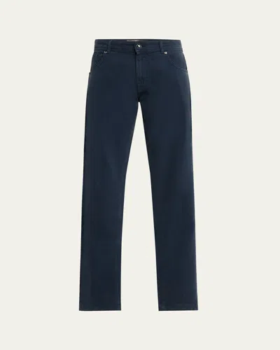 Marco Pescarolo Men's Superlight Micropique 5-pocket Pants In Navy