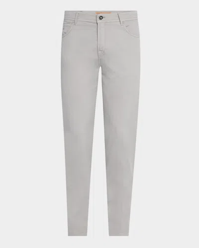 Marco Pescarolo Men's Superlight Micropique 5-pocket Pants In Stone Grey