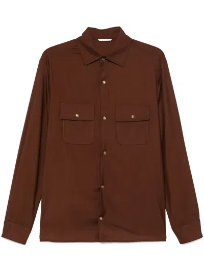 Marco Pescarolo Next Shirt In Brown