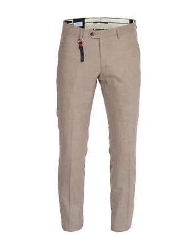 Pre-owned Marco Pescarolo Nisida Pants Dress Wool Cashmere Trousers Luxury Italy 52 In Gray