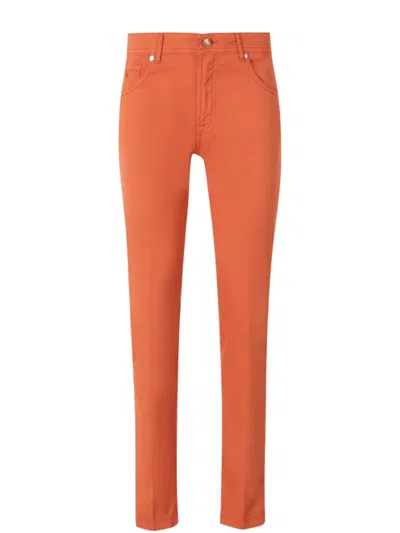 MARCO PESCAROLO SLIM-CUT TROUSERS