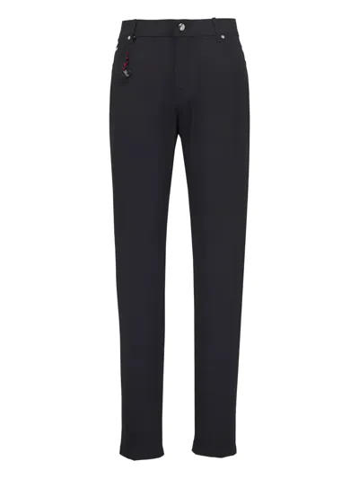 Marco Pescarolo Slim Trousers In Black