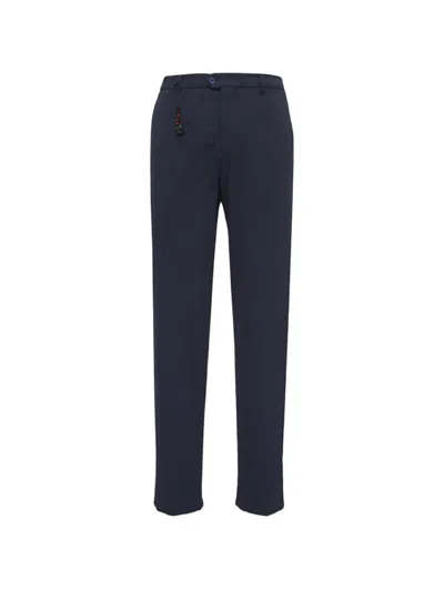 Marco Pescarolo Spring Casual Trousers In Blue