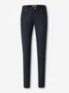 Marco Pescarolo Straight Dress Trousers In Blue