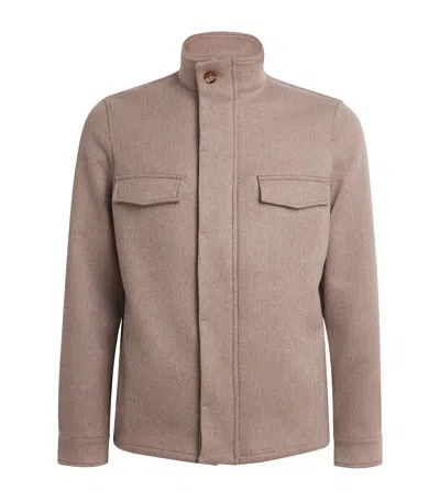 Marco Pescarolo Stretch-cashmere Titan Jacket In White