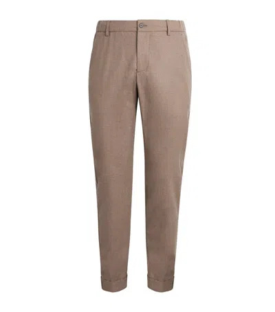 Marco Pescarolo Stretch-cashmere Trousers In Gold