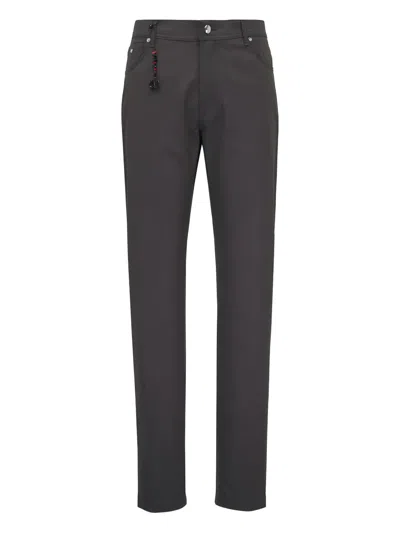 Marco Pescarolo Textured Trousers In Gray